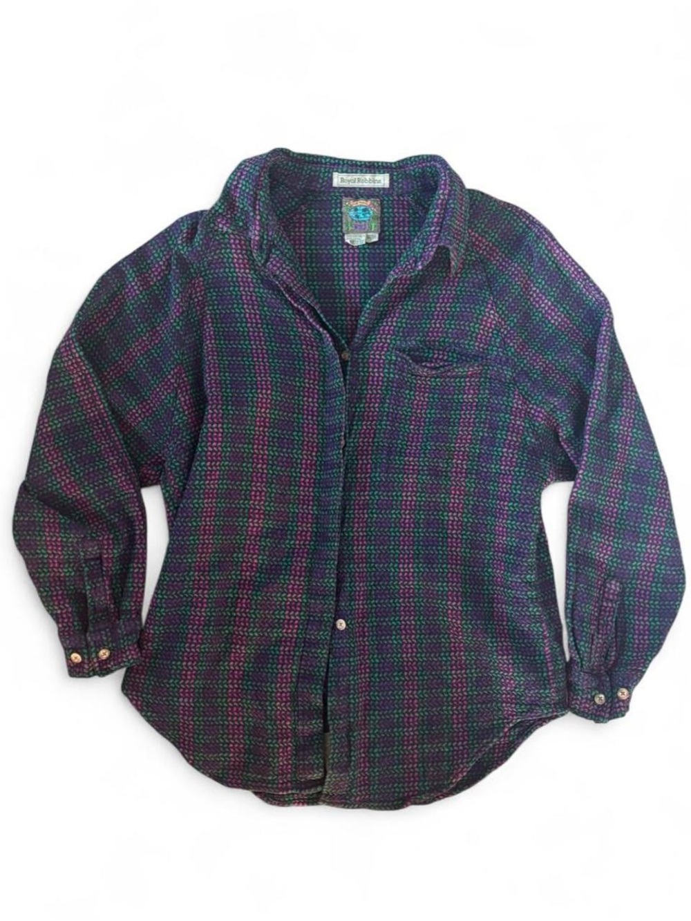 vintage royal robbins button up size small